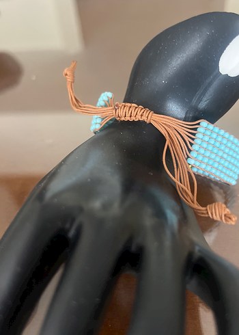 İEl işçiliği miyuki Turkuaz Bohem Bileklik - Görsel 3