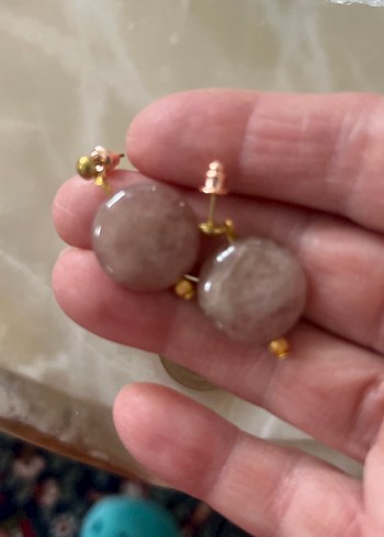 Doğal taş küpe - Görsel 5