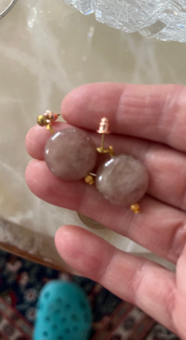 Doğal taş küpe - Görsel 5