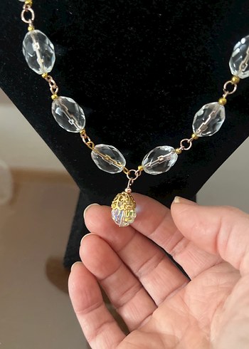 Çek kristali ucundaki kristal aurera krital - Görsel 6