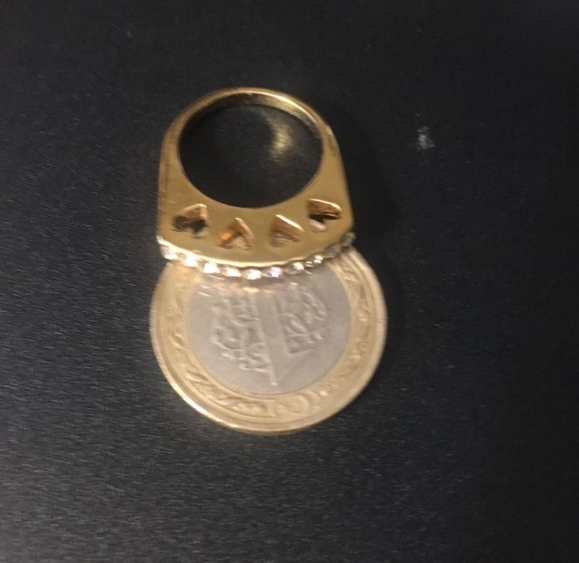 Avrupa kalp figürlü parlak taşlı yüzük - Görsel 5