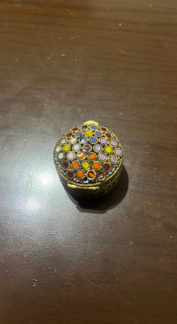 İtaly damgalı minyatür kuturenkli doğal taşlı - Görsel 3