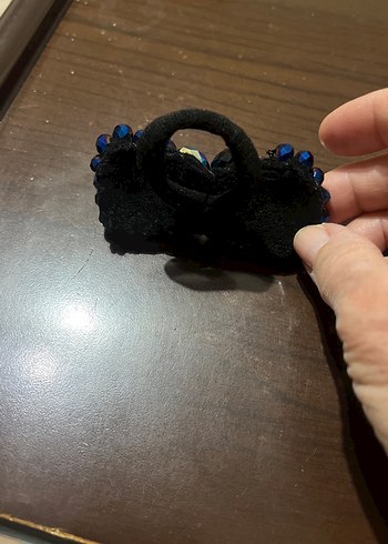 Kristal el yapımı saç tokası - Görsel 5