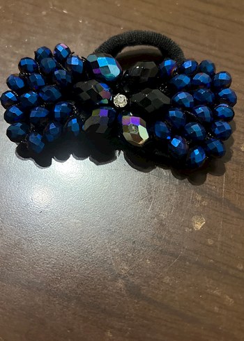 Kristal el yapımı saç tokası - Görsel 4