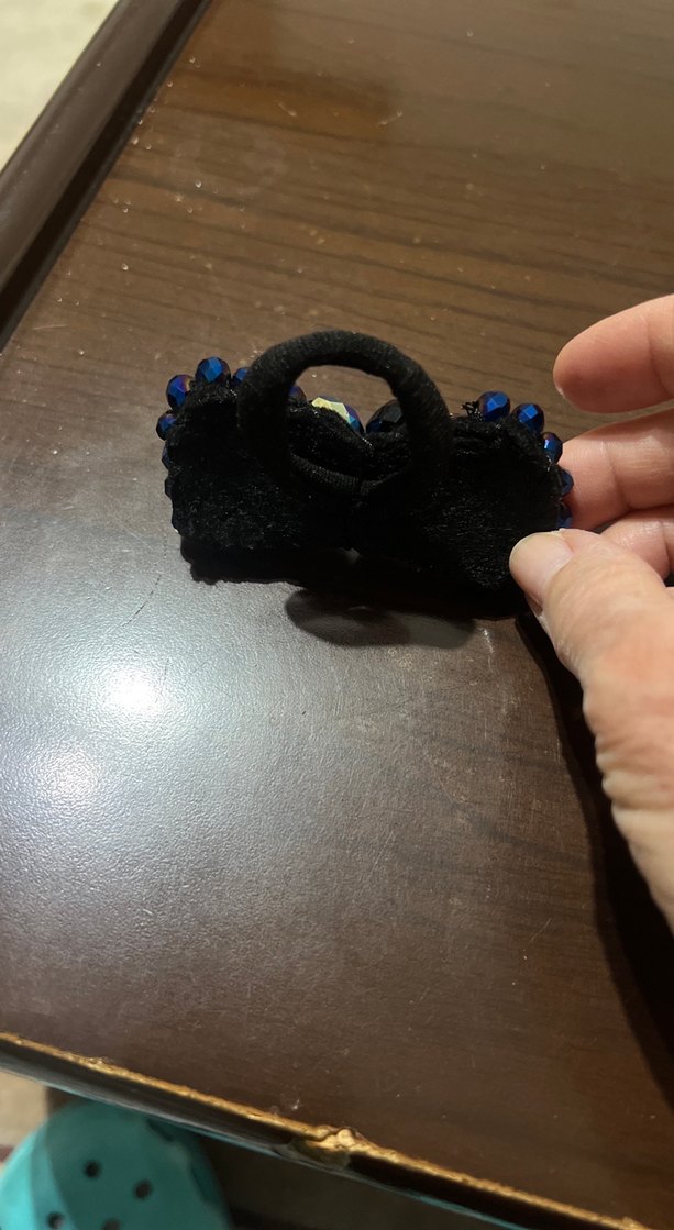 Kristal el yapımı saç tokası - Görsel 5