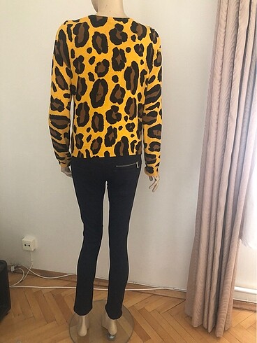 38 Beden Desenli H&M marka hırka yeni