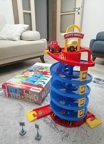 Oyuncak spiral yol seti