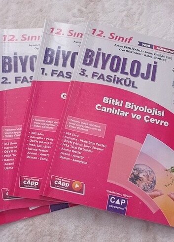  Çap yayınları 12. Sınıf fasikülleri 