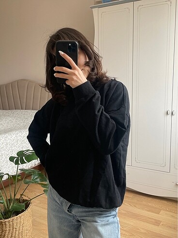 universal Beden siyah sweatshirt