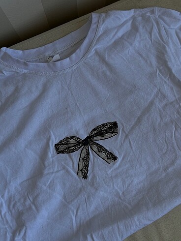 fiyonk baskılı oversize tshirt