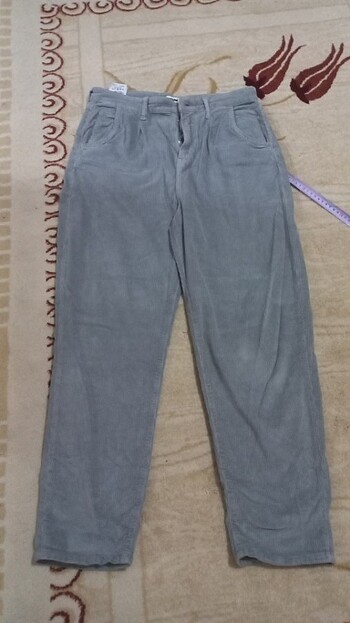 Kadife pantolon mavi jean 