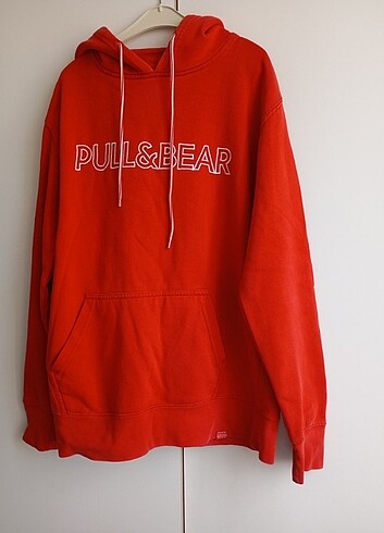 Pull and Bear Pull and bear kırmızı sweatshirt