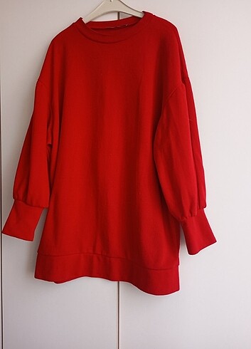 LC Waikiki Kırmızı kazak elbise tunik