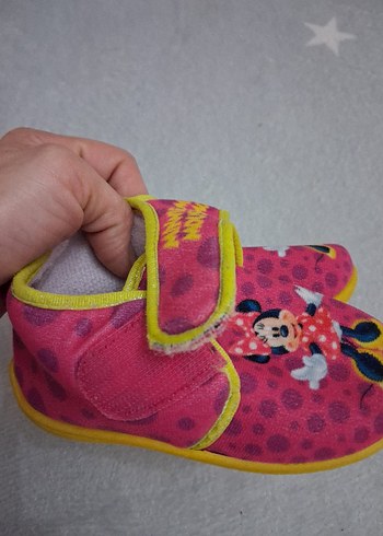 Kız Çocuk Minnie Mouse Sıcak Ev Terliği - Görsel 5