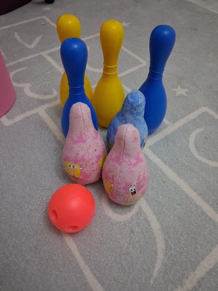 Renkli Sünger Bowling Seti - Görsel 3