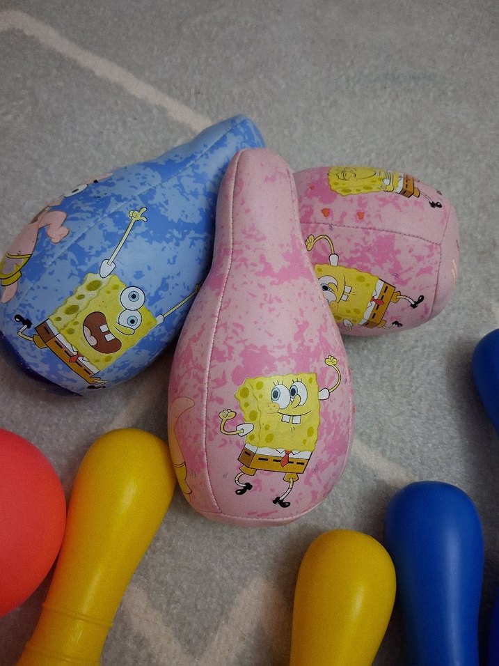 Renkli Sünger Bowling Seti - Görsel 2