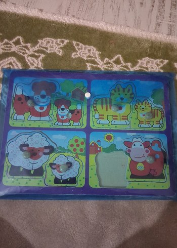 Renkli Hayvan Temalı Çocuk Yapbozu - Görsel 3