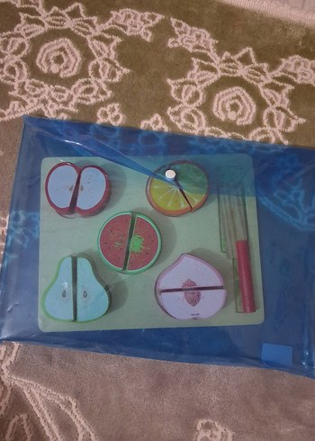 Ahşap Kesilebilir Meyve Eğitim Oyuncağı - Görsel 3