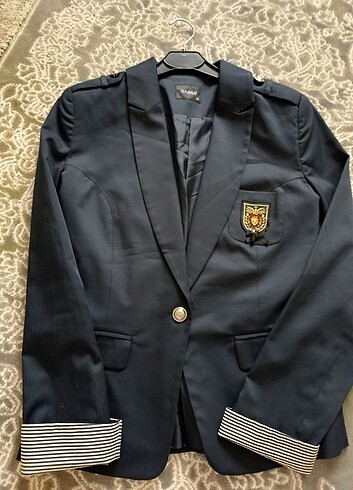 s Beden Lacivert blazer ceket