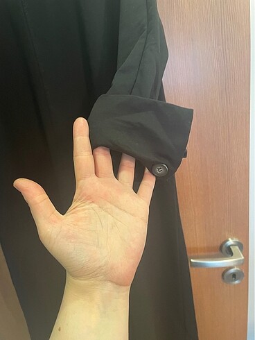 44 Beden siyah Renk Siyah uzun elbise