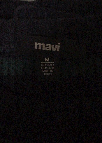 MAVİ Yeşil Çizgili Erkek Triko Kazak - Görsel 2