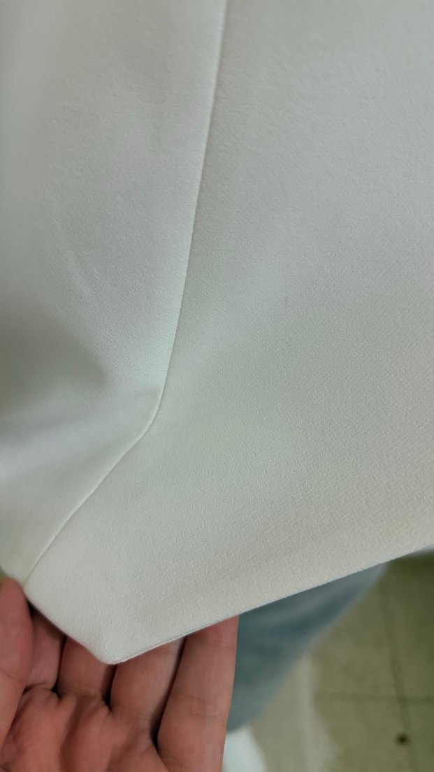 Düğmeli Beyaz Kadın Yelek - Görsel 4