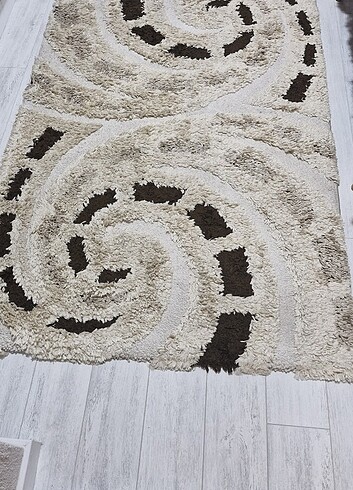 2'li Angora Shaggy halı 180×116 cm ölçülerinde 