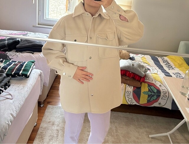 Hm kaşe kaban ceket - Görsel 5