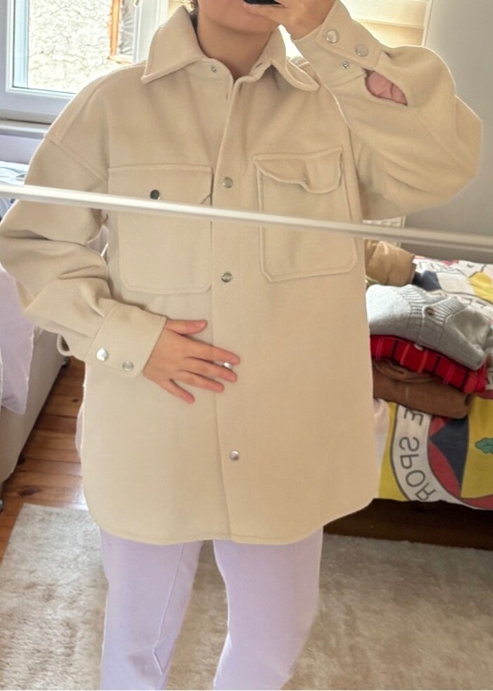 Hm kaşe kaban ceket - Görsel 5