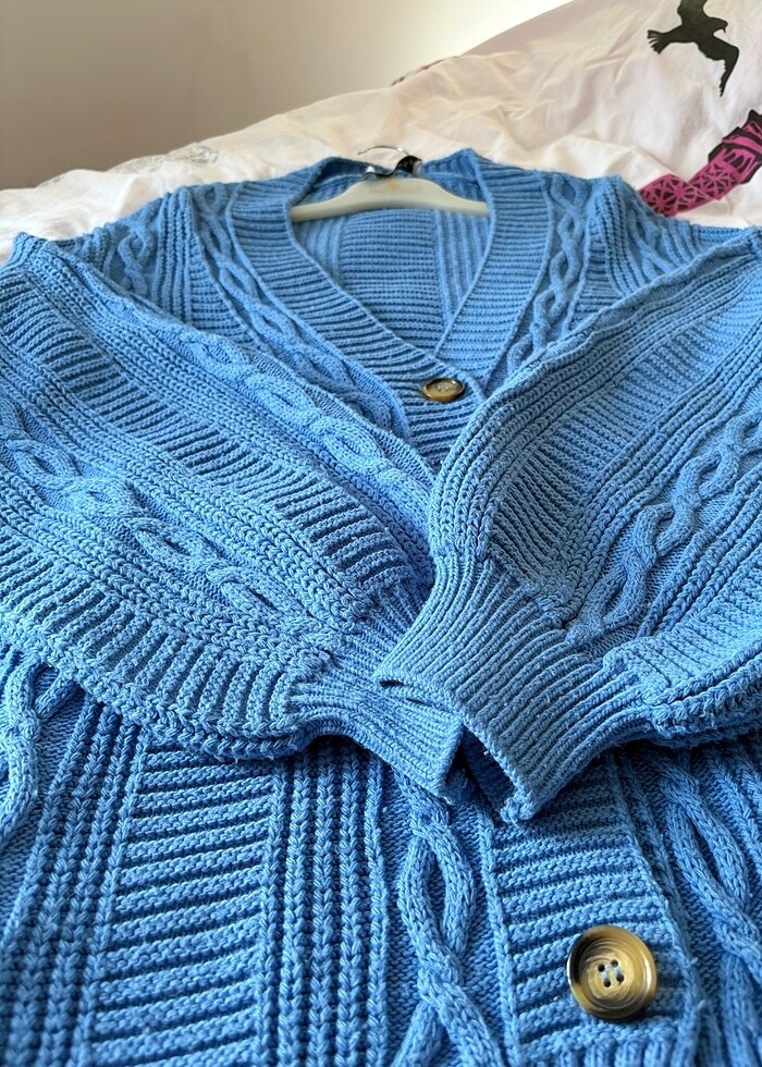 Mavi hırka - Görsel 2