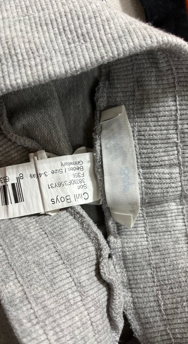 Turuncu Baskılı Erkek T-shirt Bel Detaylı - Görsel 2