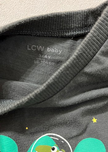 Gri Erkek Çocuk Kısa Kollu Baskılı Tişört - Görsel 2