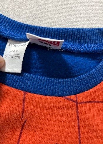 Erkek Çocuk Örme Örümcek Desenli Sweatshirt - Görsel 2