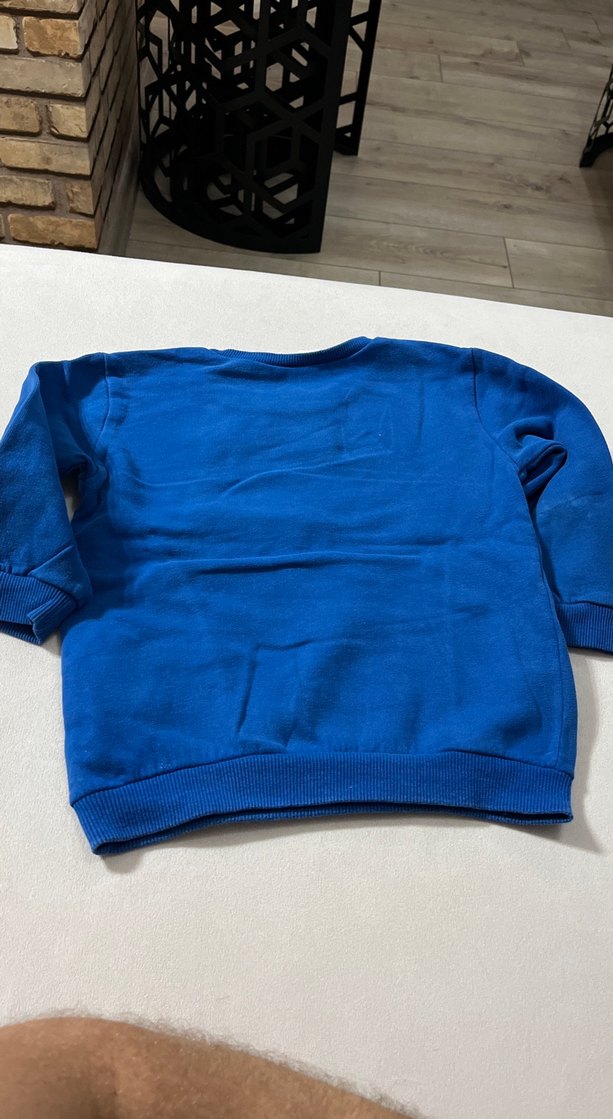 Erkek Çocuk Örme Örümcek Desenli Sweatshirt - Görsel 3