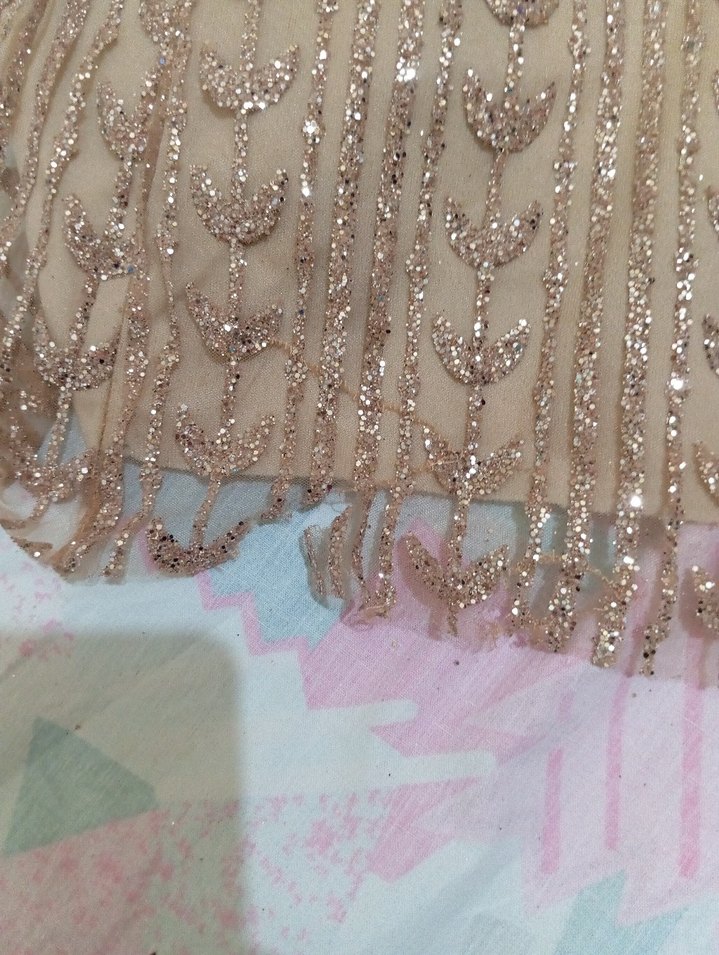 Uzun Sütlü Kahve Kadın Abiye - Görsel 3