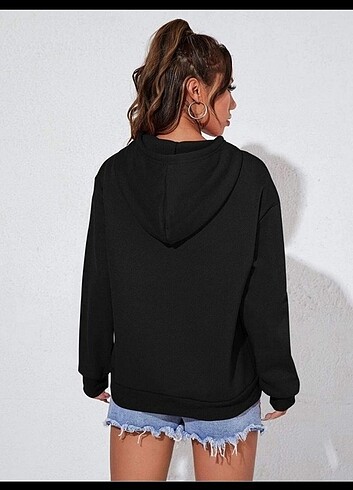 Bershka Kadın Kışlık Kapşonlu Sweatshirt 