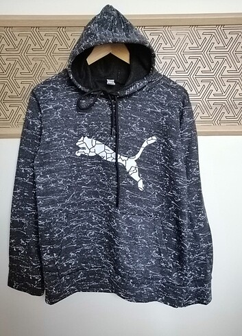 s Beden Mavi Kışlık Kapşonlu Sweatshirt 