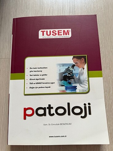 TUSEM patoloji kitabı