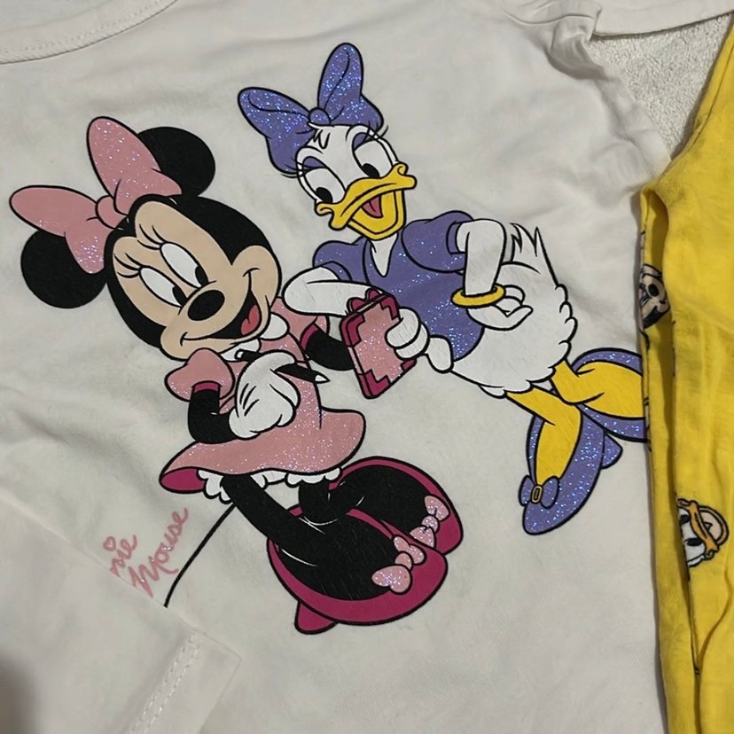 Renkli Baskılı Bebek Kız Takımı - Görsel 3