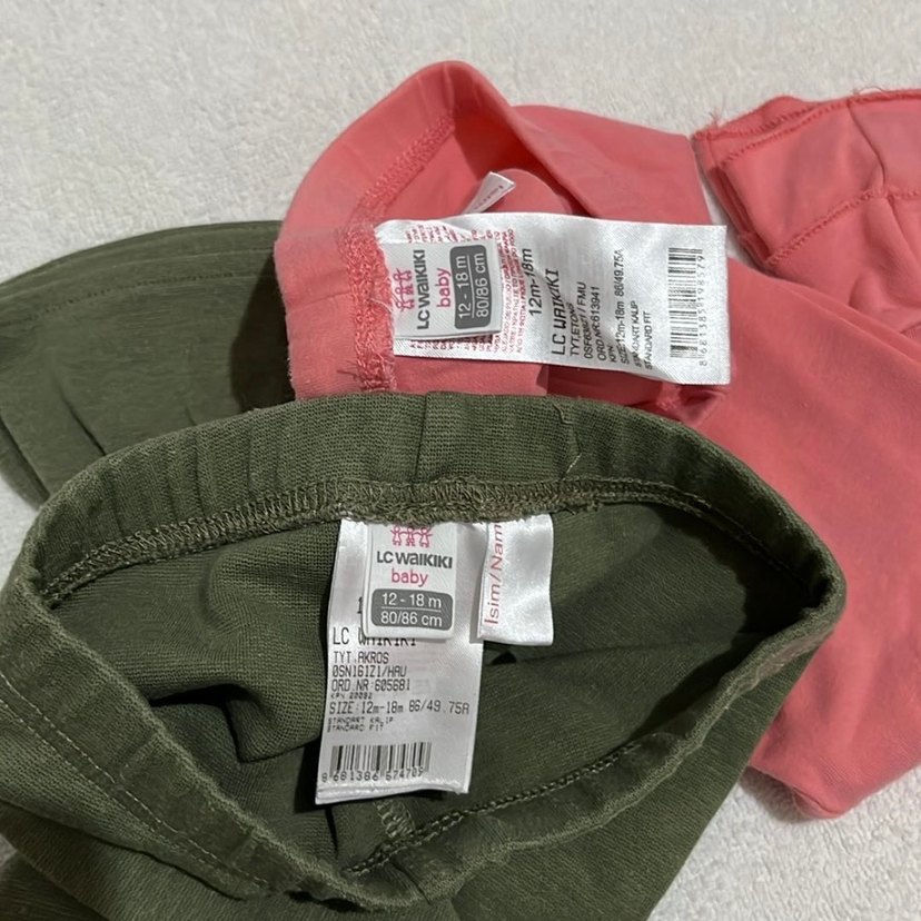 Kız bebek 2 adet tayt - Görsel 5