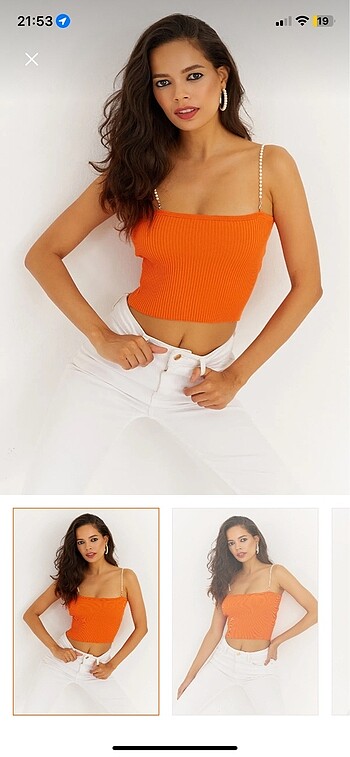 Cool&sexy turuncu crop