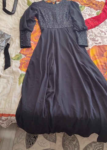 pul payet abiye tesettür abiye - Görsel 10