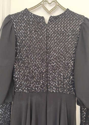 pul payet abiye tesettür abiye - Görsel 7