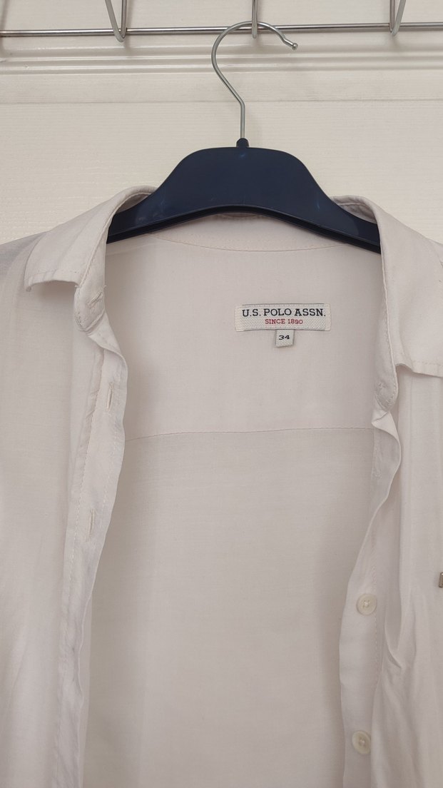 U.S. Polo Assn. Beyaz gömlek - Görsel 2