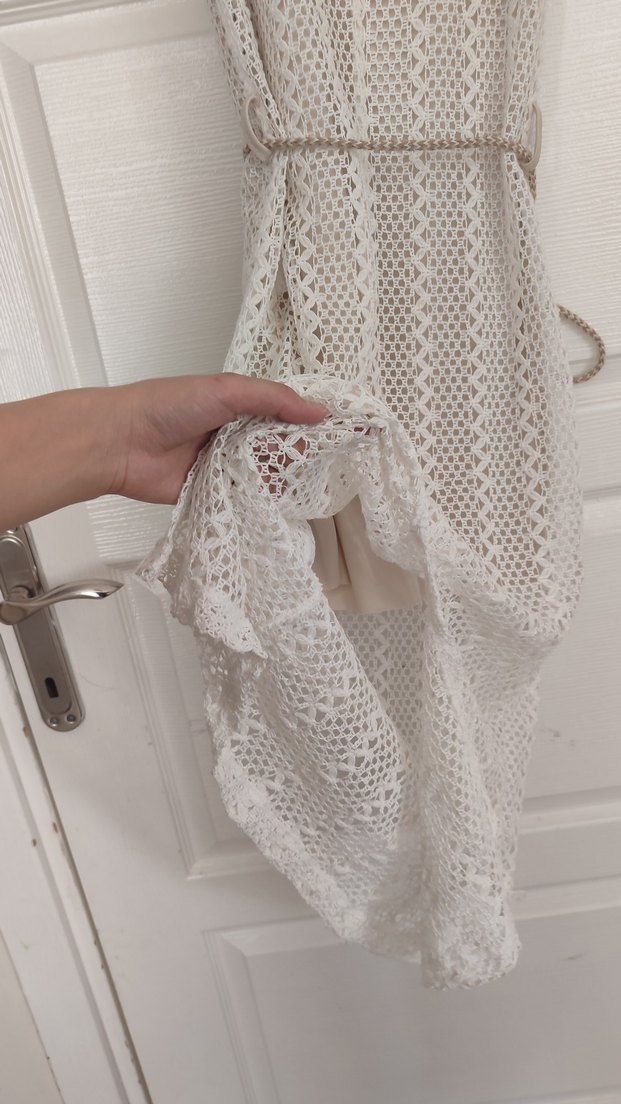 Dantel Detaylı elbise - Görsel 4