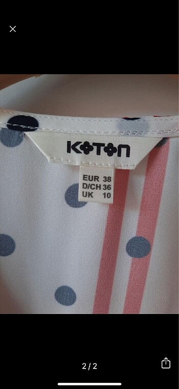 Koton Koton şifon bluz