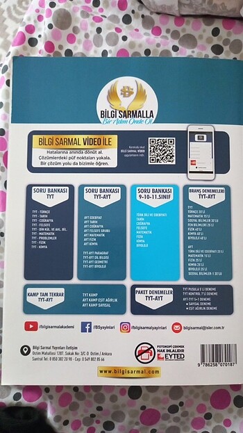 Bilgi sarmal ayt matematik soru bankasi