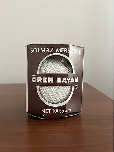 Ören bayan solmaz merserize ağ ipi 7 numara