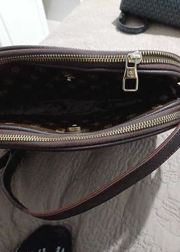 Kahverengi pierre cardin çanta - Görsel 2