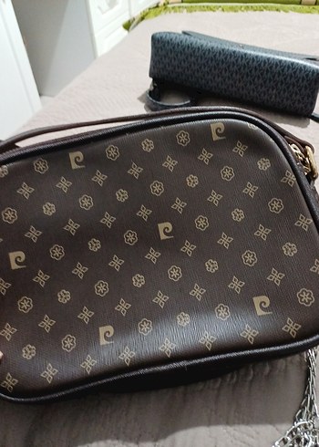 Kahverengi pierre cardin çanta - Görsel 3